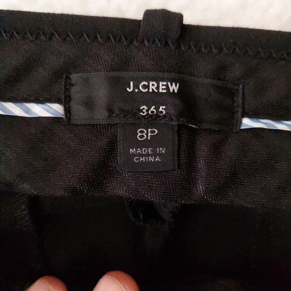 J. Crew 365 Black Dress Pants Women's Sz 8P - Picture 3 of 12